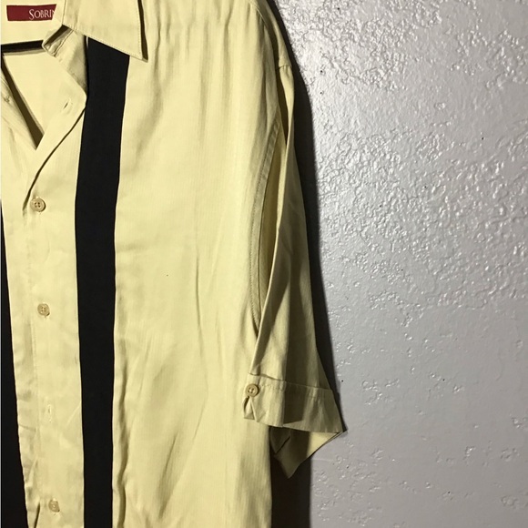 Vintage Sobrino Size M Men’s Short Sleeve Panel Button Up Shirt. - Picture 5 of 13